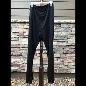 yoga pants maternity black petite XL Motherhood